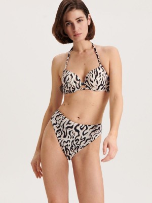 Reserved Animal motif bikini top Siyah | CLHW20435