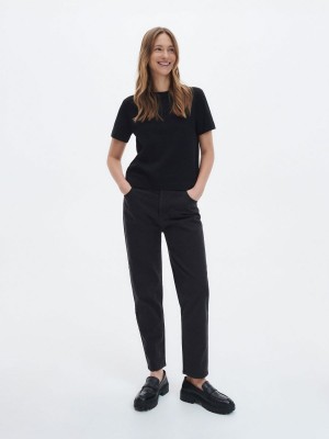 Reserved Baggy trousers Gri | JZES72056