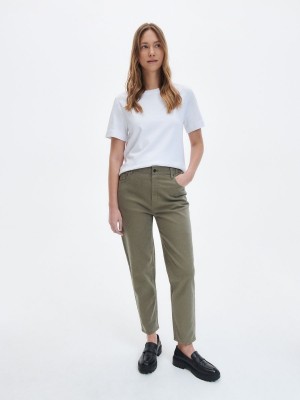 Reserved Baggy trousers Haki | SFQE89052
