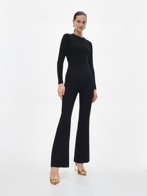 Reserved Bell bottom trousers Siyah | SHLZ70915