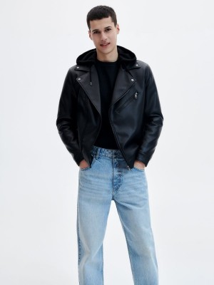 Reserved Bisiklet jacket with hood Siyah | ECSW58763