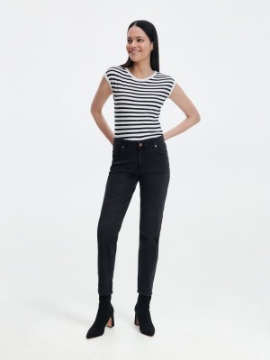 Reserved Boyfriend jeans Açık Gri | QNVL57483