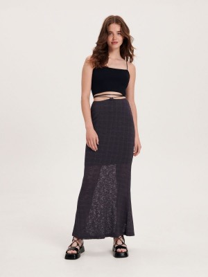 Reserved Cami crop top Siyah | NQEC92715