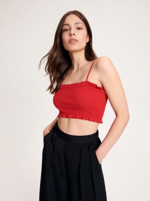 Reserved Cami top Kırmızı | OQPF18972