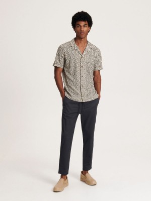 Reserved Carrot slim trousers Gri | BEXU64908