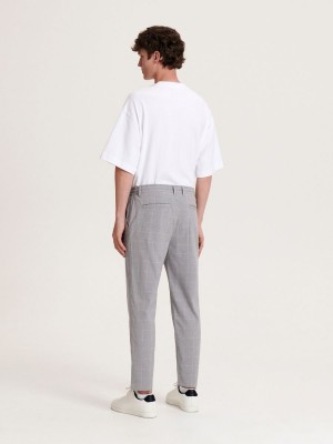 Reserved Carrot slim trousers Gri | SPJI67940