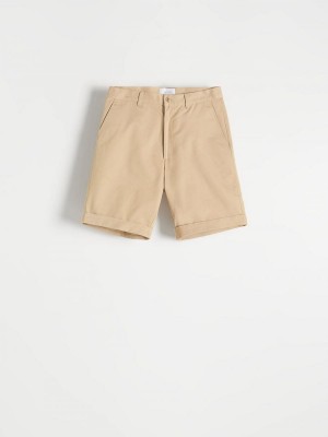 Reserved Chino shorts Bej Rengi | MTQI21487