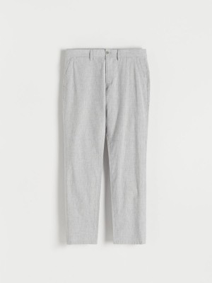 Reserved Chino slim fit trousers Gri | UOKL19073