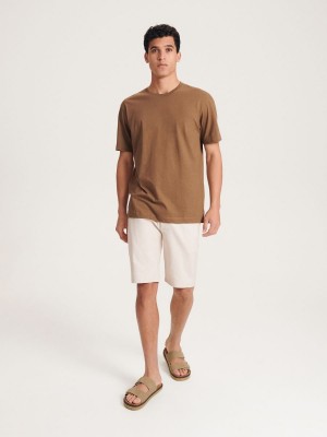 Reserved Chino slim shorts Bej Rengi | INSA03812