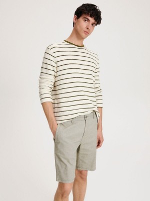 Reserved Chino slim shorts Haki | DCTV78054
