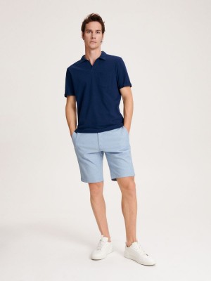Reserved Chino slim shorts Mavi | WNUT93104