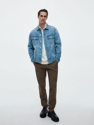 Reserved Denim jacket Mavi | KAXR63527