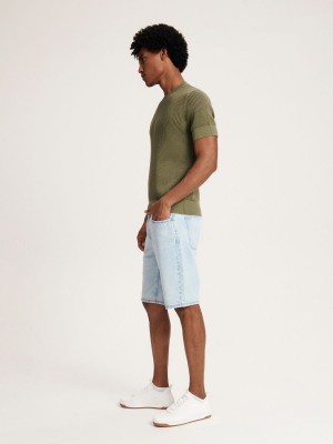 Reserved Denim regular shorts Mavi | APQL72095
