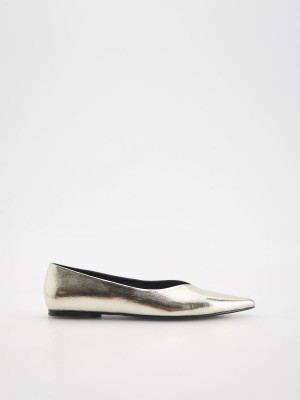 Reserved Deri ballerinas Golden | AMSH35946