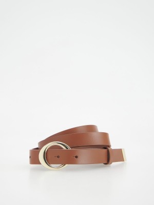Reserved Deri rich belt Kahverengi | APMK78354