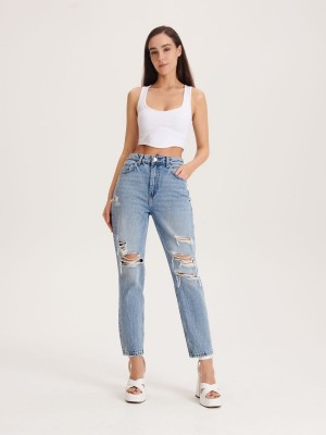 Reserved Distressed mom fit jeans Mavi | MVBL65423
