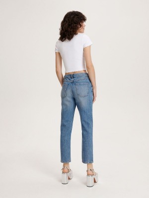 Reserved Düz jeans Mavi | HYPQ37186