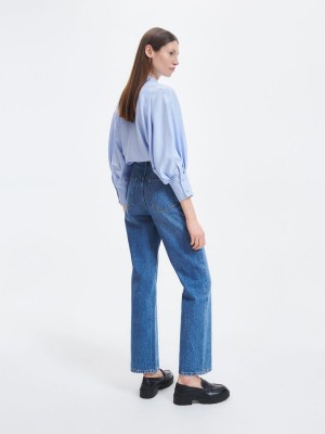 Reserved Düz jeans Mavi | SLUZ04238