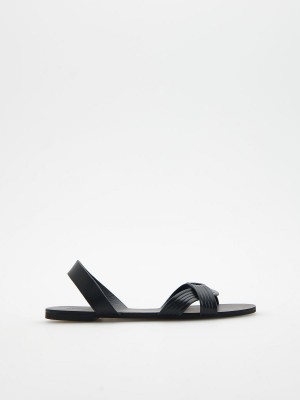 Reserved Düz sandals Siyah | WOGQ85103