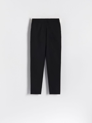 Reserved Elasticated waist trousers Siyah | KLVW39618