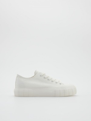 Reserved Fabric sneakers Beyaz | LTMX78531