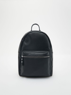 Reserved Faux leather backpack Siyah | IJZS45072