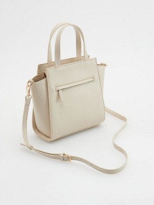 Reserved Faux leather bag Bej Rengi | KQSD75684