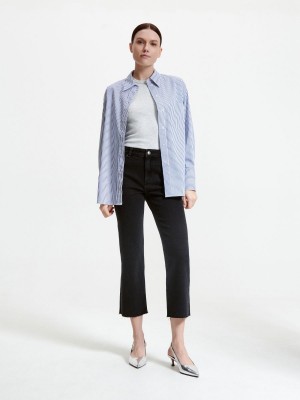 Reserved Flare jeans Siyah | ZPXI90152
