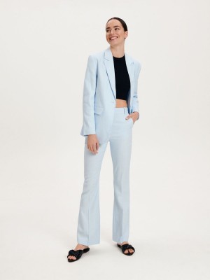 Reserved Flare trousers Mavi | TAFW45630