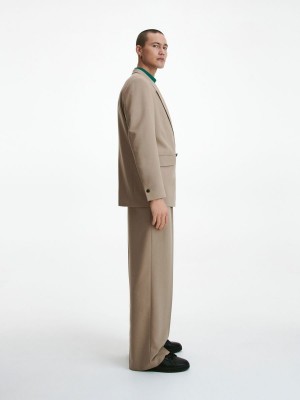 Reserved Geniş leg trousers Bej Rengi | HYPJ76354