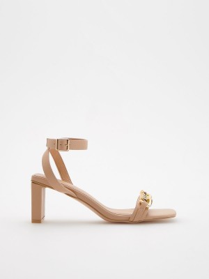 Reserved High heel sandals Bej Rengi | CDQF83159