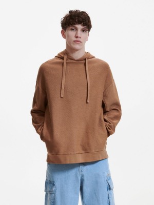 Reserved Hoodie Kahverengi | IVHO73406