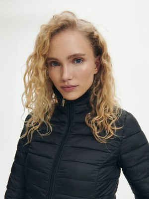 Reserved Kapitone jacket Siyah | VDGN72956