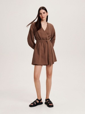 Reserved LADIES` JUMPSUIT Bej Rengi | ZCLJ67490