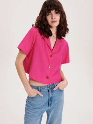 Reserved LADIES` SHIRT Pembe | FESA70219