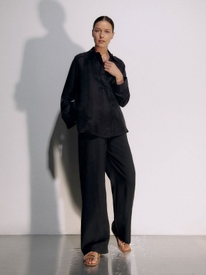 Reserved LADIES` SHIRT Siyah | TGME12750
