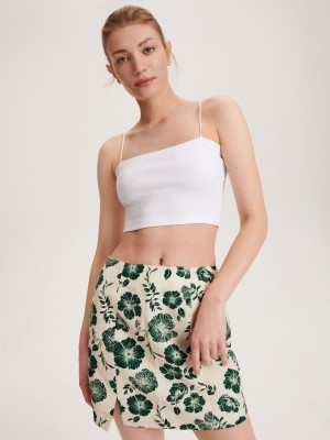 Reserved LADIES` TOP Biały | APNG45617