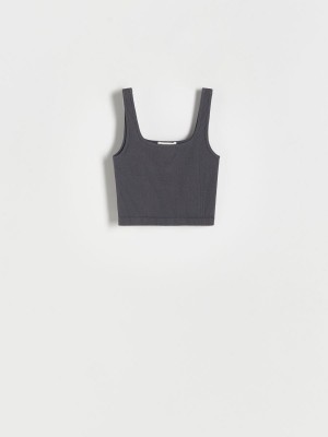 Reserved LADIES` TOP Gri | VRTX18560