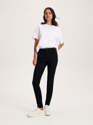 Reserved LADIES` TROUSERS Czarny | ELRW83261