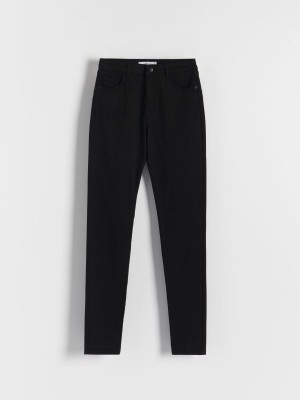 Reserved LADIES` TROUSERS Czarny | WTDJ83154