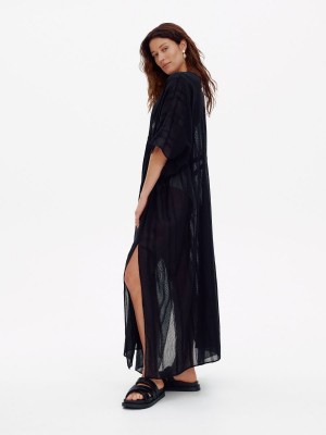 Reserved Ladies` poncho Czarny | ZVFG24816