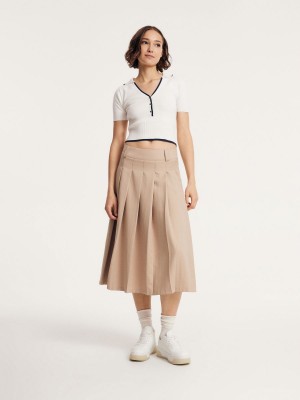 Reserved Ladies` skirt Bej Rengi | PZYR75360