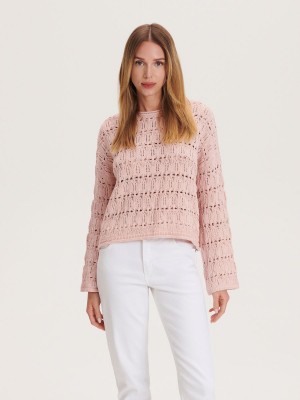 Reserved Ladies` sweater Różowy | TKGH30219