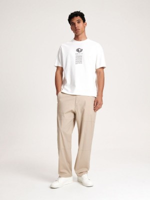 Reserved Loose trousers Bej Rengi | FQXM03548