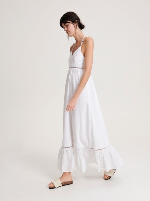 Reserved Maxi dress Beyaz | ORNA60154