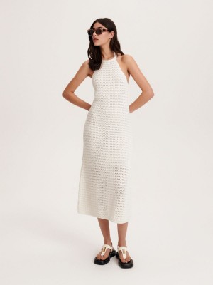Reserved Maxi dress Ivory | ARLI68197