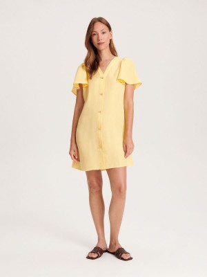 Reserved Mini dress Sarı | FIUX37901
