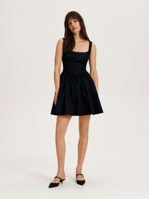 Reserved Mini dress Siyah | ASVL26093