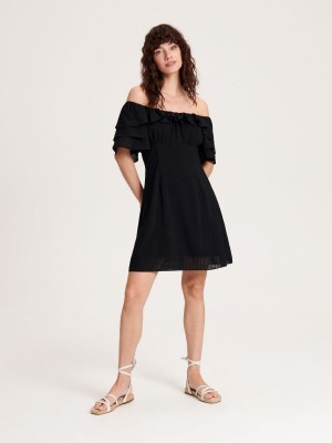 Reserved Mini dress Siyah | RTPV17938