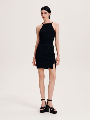 Reserved Mini dress Siyah | VDYB54321
